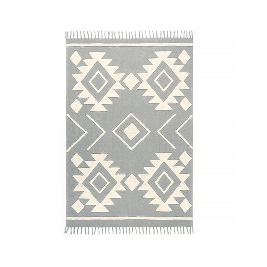 Organic Cotton Kilim Area Rug, Harvard