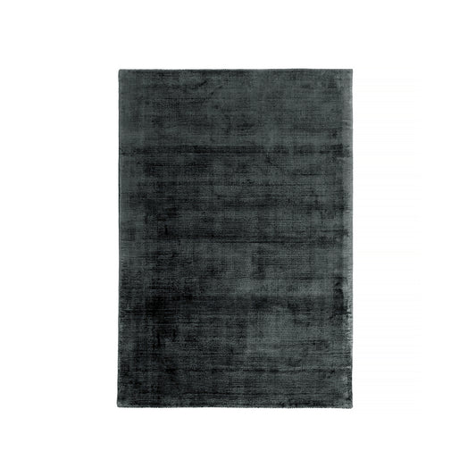 Luxury Tip-Sheared  Viscose Rug Black, Sunshine