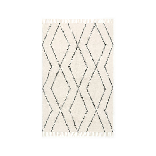 Diamond Cotton Tufted Area Rug, Sneffels