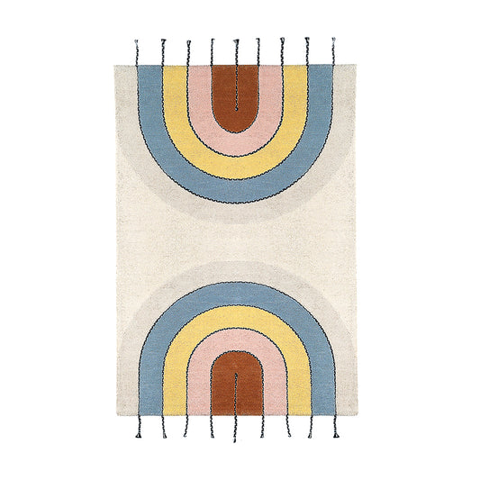 Geometric Handtufted Wool Carpet, Taos